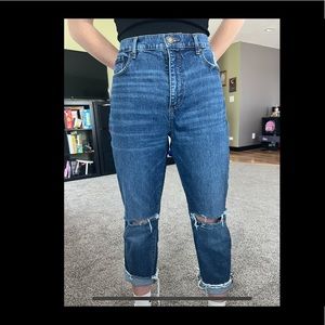 Loft jeans up cycled & redesigned from Goodwill:)